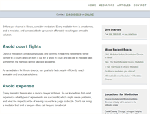 Tablet Screenshot of divorcemediationinillinois.com